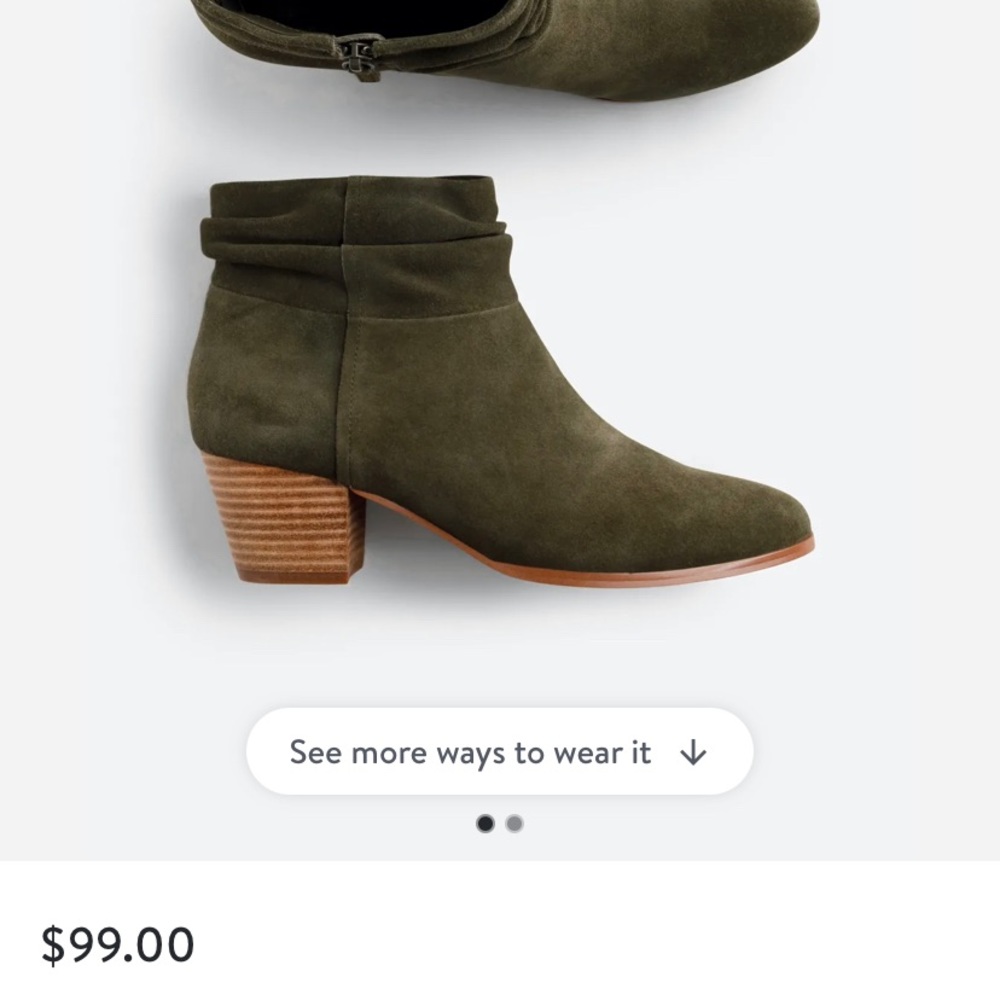 Carolina Suede Scrunch Bootie